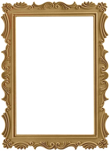 [AYN-132] The rectangular mirror frame in MDF