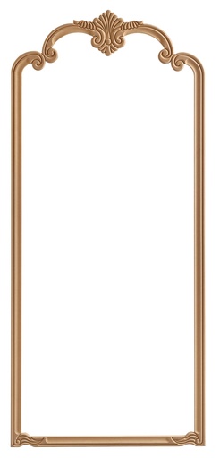 [7425S] Rechteckiger Spiegel Rahmen aus MDF