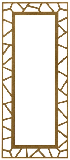 [AYN-155] The rectangular mirror frame in MDF