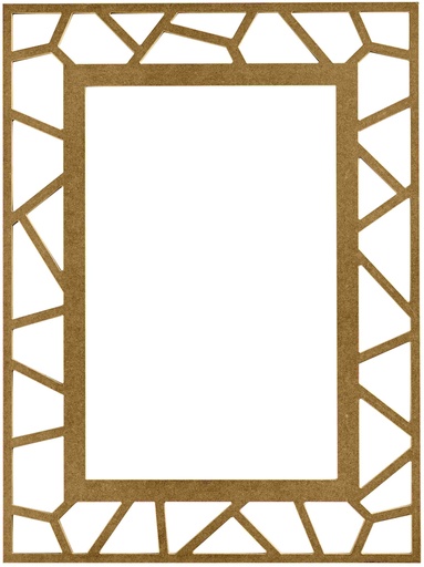 [AYN-156] The rectangular mirror frame in MDF