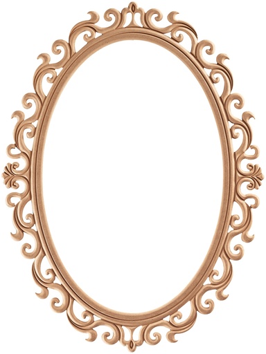 [7440S] RAMA OGLINDA OVALA DIN MDF