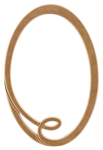 [7519S] The oval mirror frame in MDF