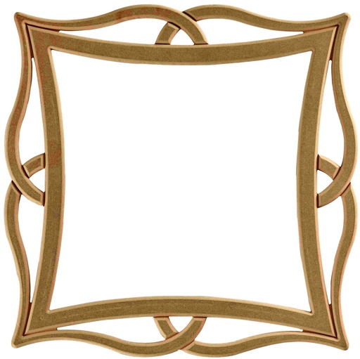 [AYN-188] The square mirror frame in MDF