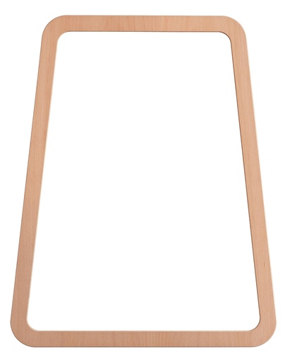 [7462S] The mirror frame in MDF with beech veneer