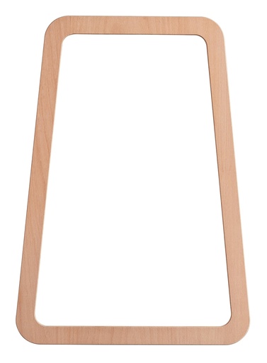 [7465S] The mirror frame in MDF with beech veneer