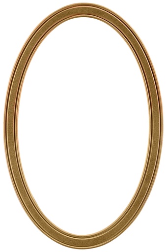 [AYN-208] Ovaler Spiegelrahmen aus MDF