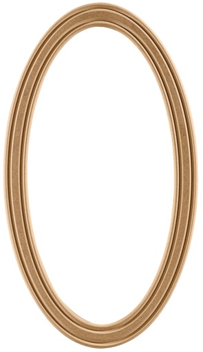 [7476S] The oval mirror frame in MDF