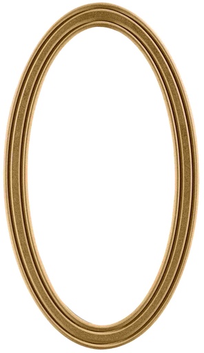[AYN-211] The oval mirror frame in MDF