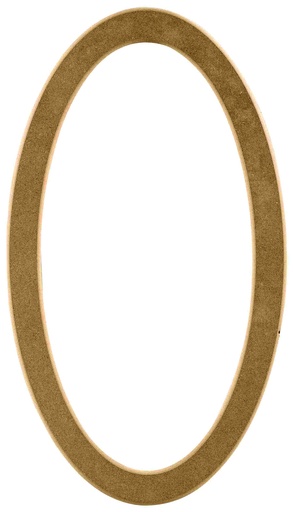 [AYN-213] The oval mirror frame in MDF