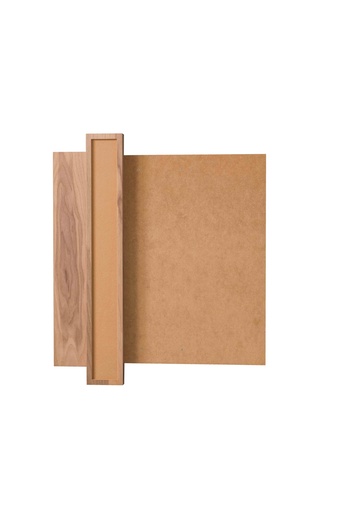 [8568N] Rama Round Mirror en MDF