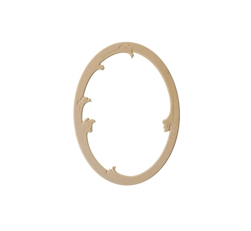 [A-50] The oval mirror frame in MDF