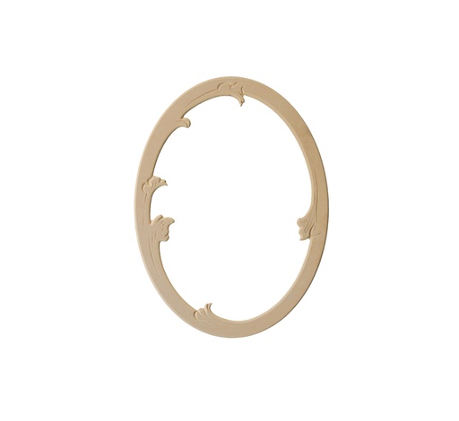 [A-50] The oval mirror frame in MDF