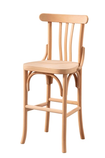 [2694N] Barhocker Skelett aus Holz