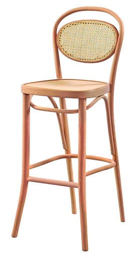 [BAR-103] Bar à chaise en bois squelette avec rotin