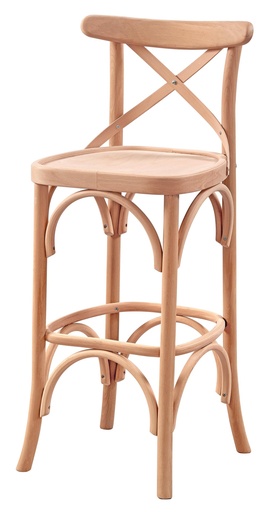 [4541S] Skeleton chair bar made of wood