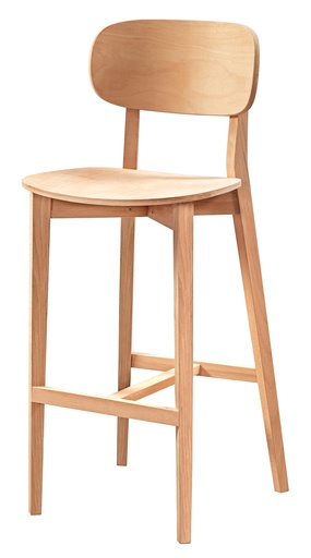 [4524S] Barhocker Skelett aus Holz