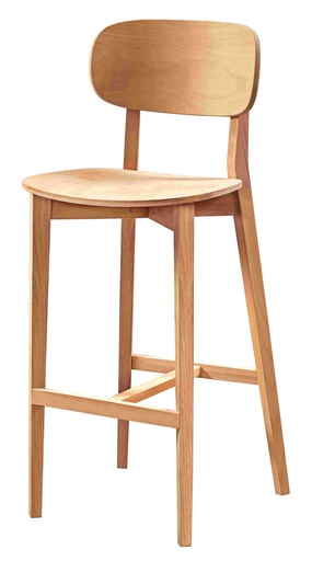 [BAR-112] Skeleton chair bar made of wood