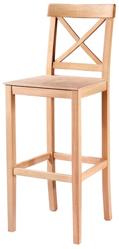 [4545S] Barhocker Skelett aus Holz