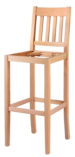 [4548S] Barhocker Skelett aus Holz