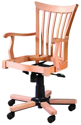 [DNR-101] Squelette d'une chaise de bureau en bois