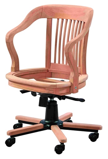 [DNR-102] Squelette d'une chaise de bureau en bois