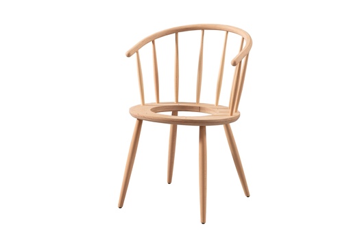 [205N] Wooden chair skeleton