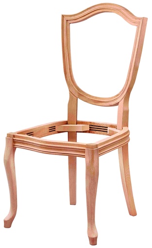 [SAN-133] Wooden chair skeleton