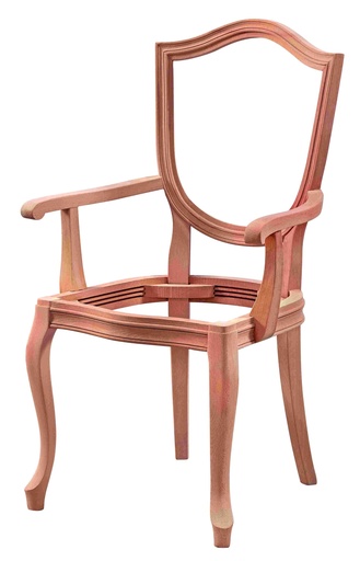 [SAN-134] Chaise en bois squelette avec bras