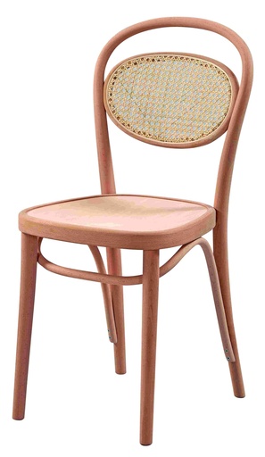 [SAN-191] Chaise en bois squelette avec rotin