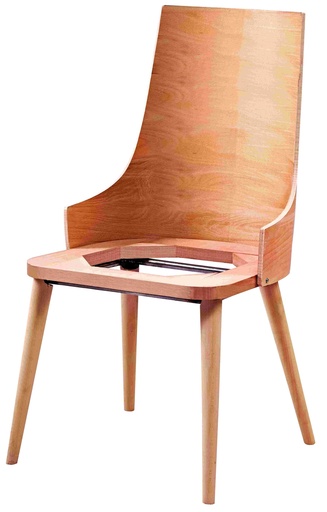 [SAN-199] Wooden chair skeleton
