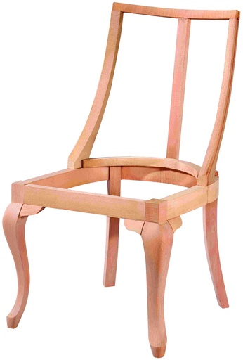 [SAN-208] Wooden chair skeleton