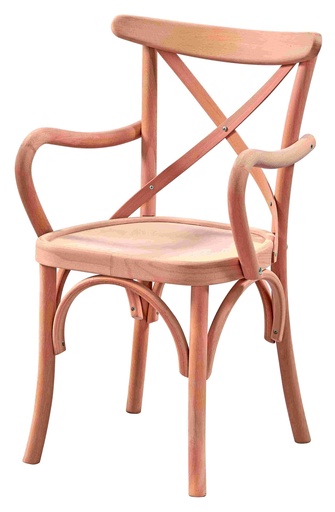 [SAN-246] Chaise en bois squelette avec bras