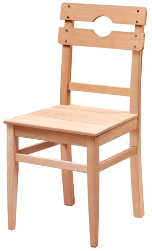 [4195S] Wooden chair skeleton