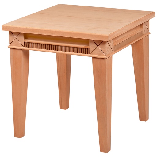 [2519C] La table de table basse carrée