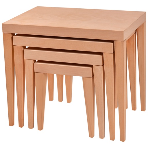 [2321C] Wooden table set