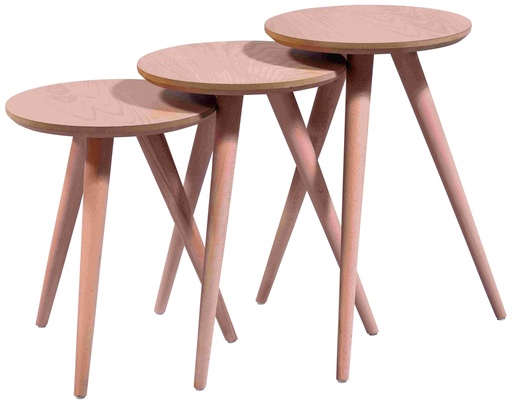 [ZGN-105] Ensemble de table en bois
