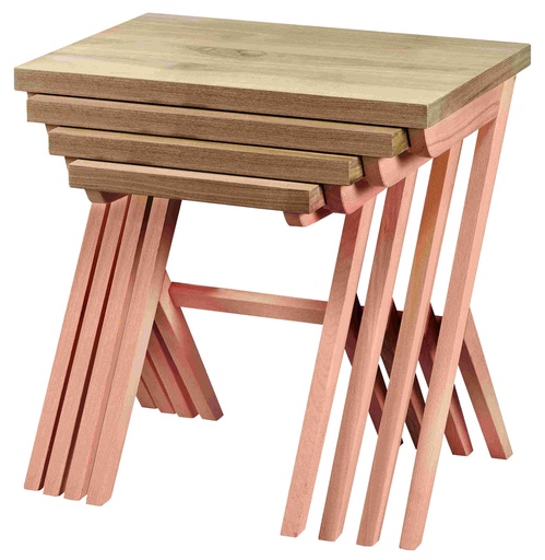 [ZGN-112] Ensemble de table en bois