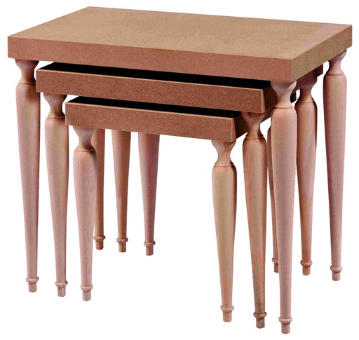 [ZGN-122] Set Holz- und MDF -Tische