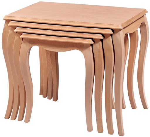 [5553S] Wooden table set