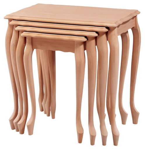 [5564S] Wooden table set