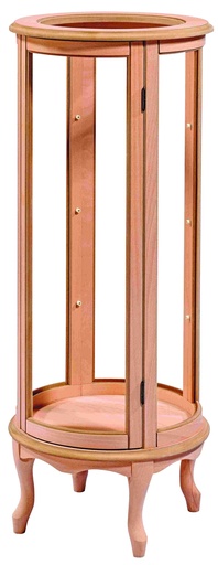 [GUM-107] La vitrine ronde en bois