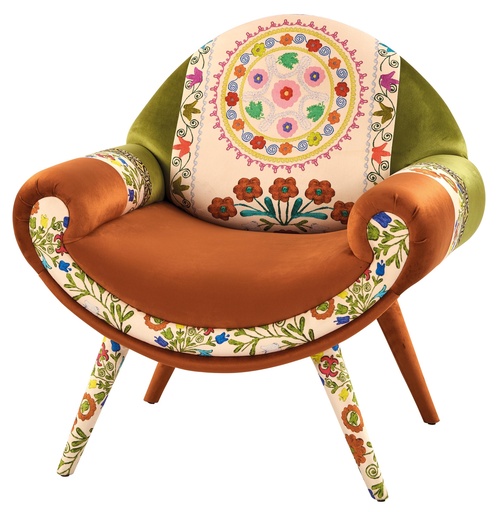 [8207S] Finished armchair