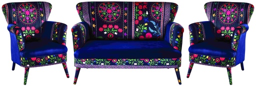 [8201S] Sofa 2 places finished