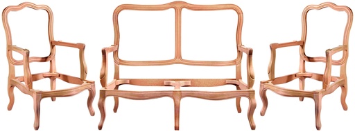 [4901S] SET CANAPEA+FOTOLII LEMN (copie)