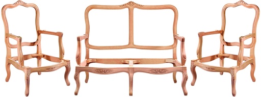 [4903S] SET CANAPEA+FOTOLII LEMN (copie)