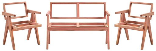 [4913S] SET CANAPEA+FOTOLII LEMN (copie)