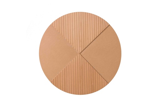 [8570N] RAMA OGLINDA ROTUNDA DIN MDF CU FURNIR DE NUC