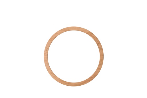 [8541N] RAMA OGLINDA ROTUNDA DIN MDF CU FURNIR DE STEJAR