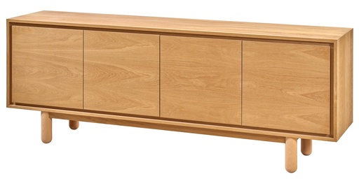 [5131S] SERVANTA DIN LEMN CU FURNIR DE STEJAR