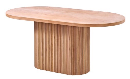 [2848S] MASA OVALA FIXA DIN LEMN